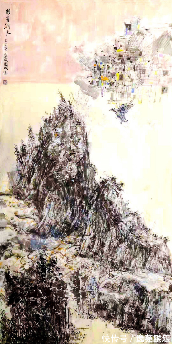 烟柳&「画作欣赏」一帘烟柳一路风景,画家余国城作品欣赏