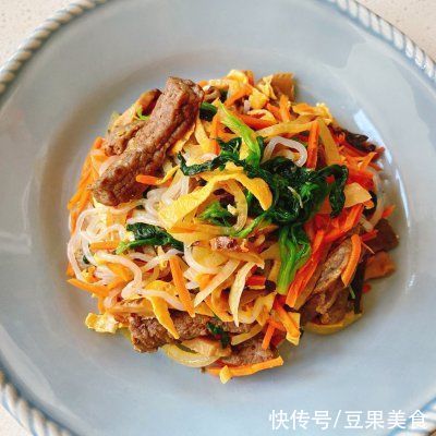 韩国牛肉拌杂菜（Japchae）—大口吃肉也能瘦