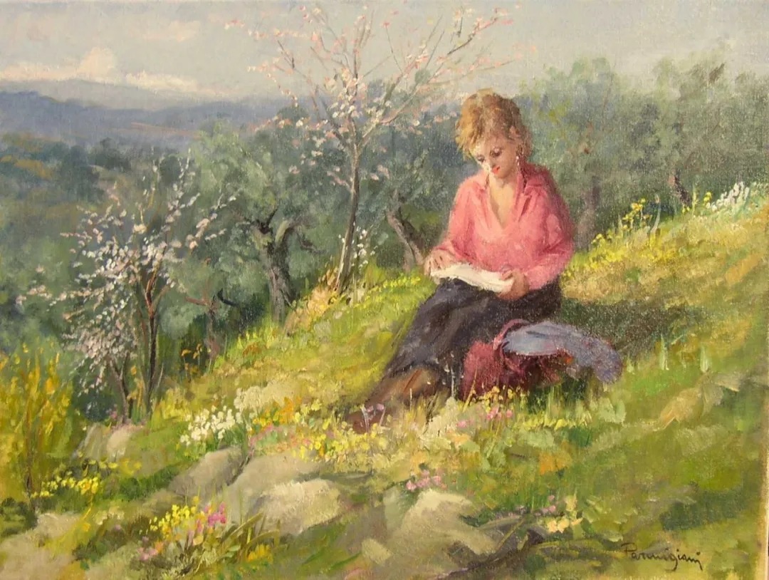 米兰|?意大利 阿尔多的油画,色彩很温暖,笔触很迷人!