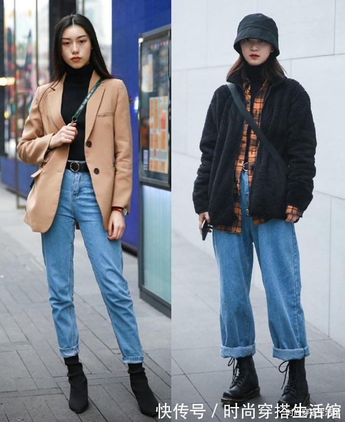 时髦|九分裤+短靴=2022春天王炸组合,这么穿时髦显瘦又保暖,你买了吗