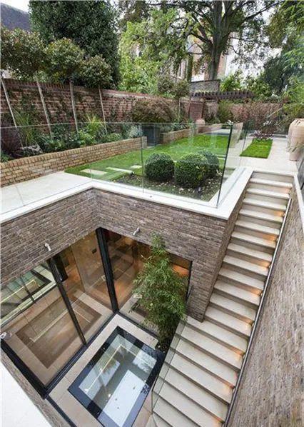 视觉效果|院子错层设计,错落有致一次拥有2个庭院,早知道我家也这样装了