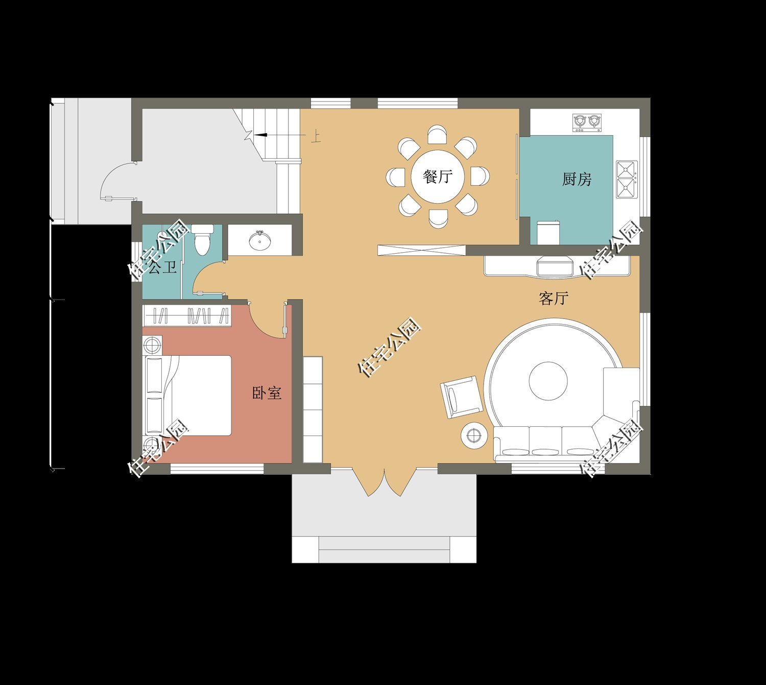 占地尺寸|终于找到20多万就能建的农村别墅图纸,10套户型你更喜欢哪一套?