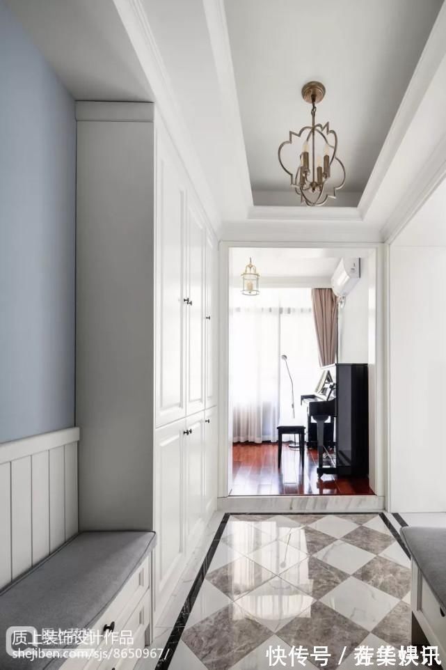 净色|玄关是家的门面,原来地砖也可以铺得这么美~