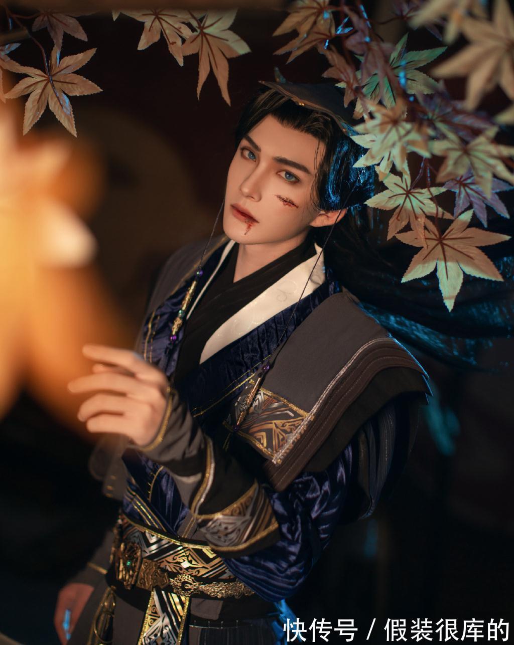 建模|同样是cos镜玄,希小白版细腰瞩目,他和建模一模一样