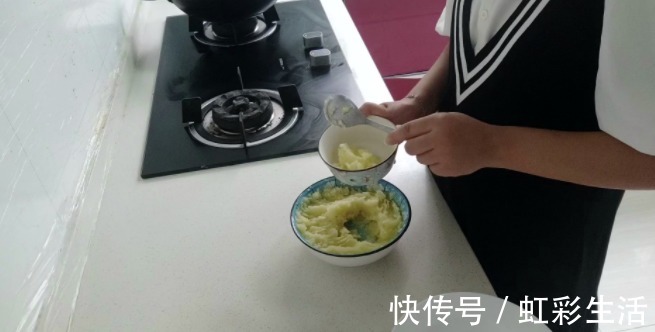 茄子|好吃的土豆泥，仅仅只需要土豆蔬菜和火腿，想吃就快来跟我一起做