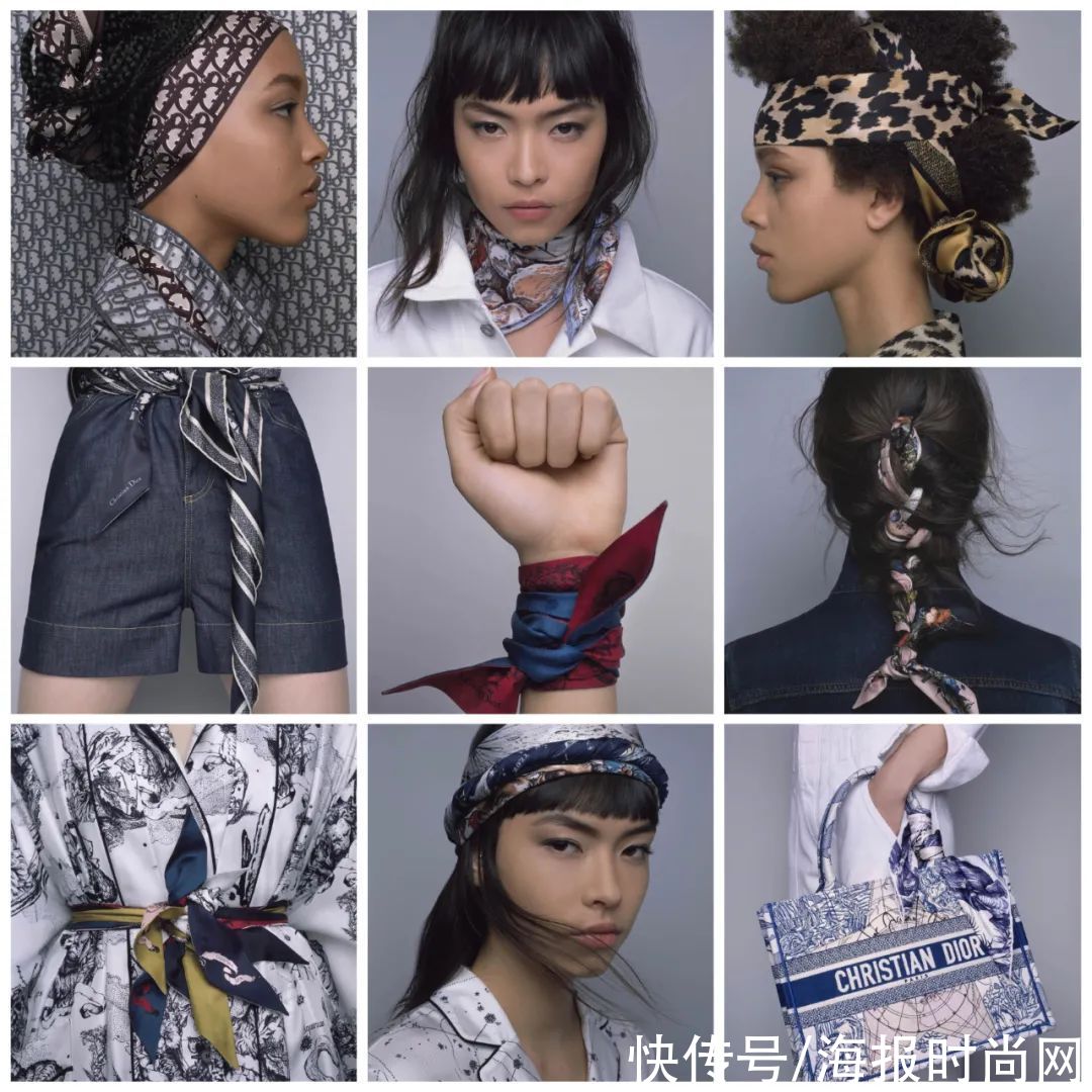 穿搭|教你美｜秋天的第一条丝巾，你会怎么系？