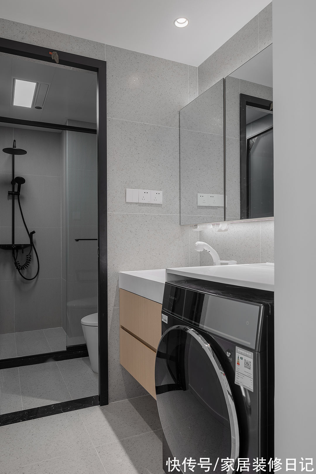 两房|60㎡改极简两房半，LDK客餐厨一体设计，空间显大堪称小户型典范