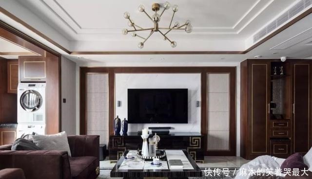 色调|140平三室装修,难得一见的精致高雅空间,主卧色调太美了!