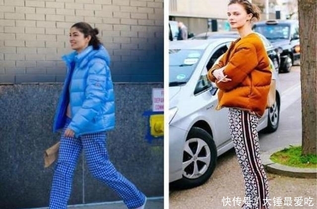 格格不入|穿羽绒服的女生,这种裤子万万不要穿!特别第3种,显得格格不入
