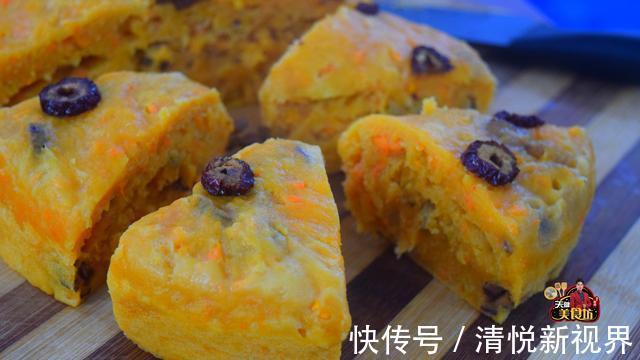 红薯发糕最好吃的家庭做法，简单美味又解馋，看看你喜欢吃不