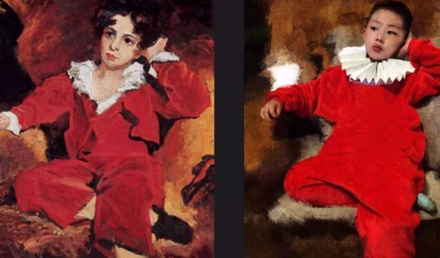 家庭作业|孩子模仿“世界名画”,精髓把握得很到位,网友:气质拿捏死死的