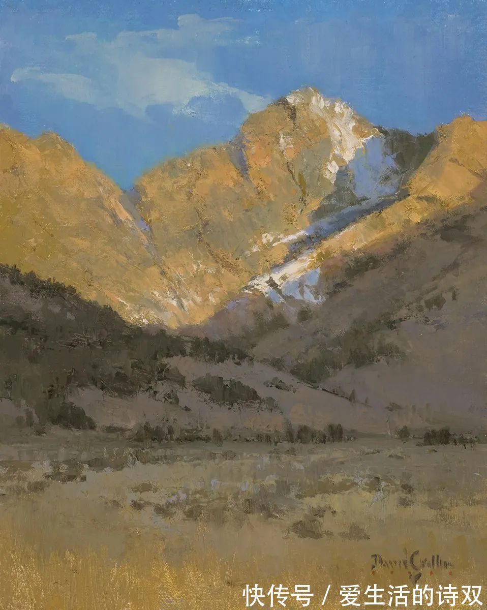 卢伯克$大卫·格里芬的风景油画高清图,放大看,更迷人