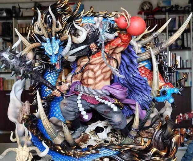 凯多手中|凯多人龙合体手办,神龙抢镜不说,网友:是买酒送手办吧