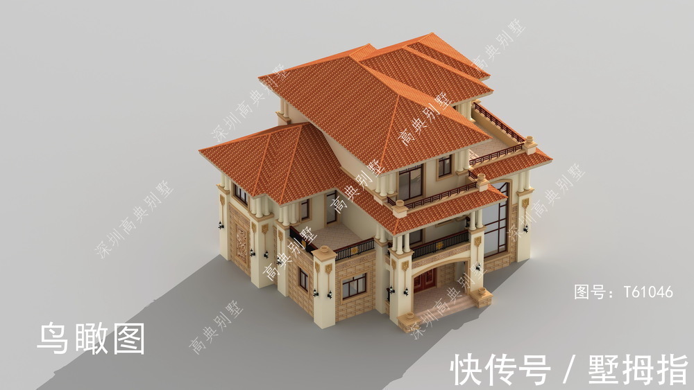 欧式|外观超级大气高端,一眼就能享受到,有栋这座别墅此生无悔!