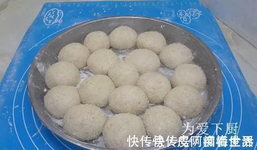 麻团这做法才正确,掌握几个小技巧,个个空心不炸锅