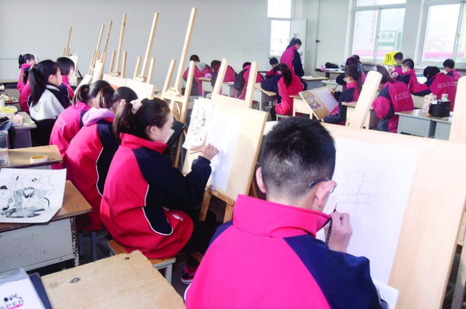  书画|文水县城镇中学书画比赛筑平台 才艺展示促提升