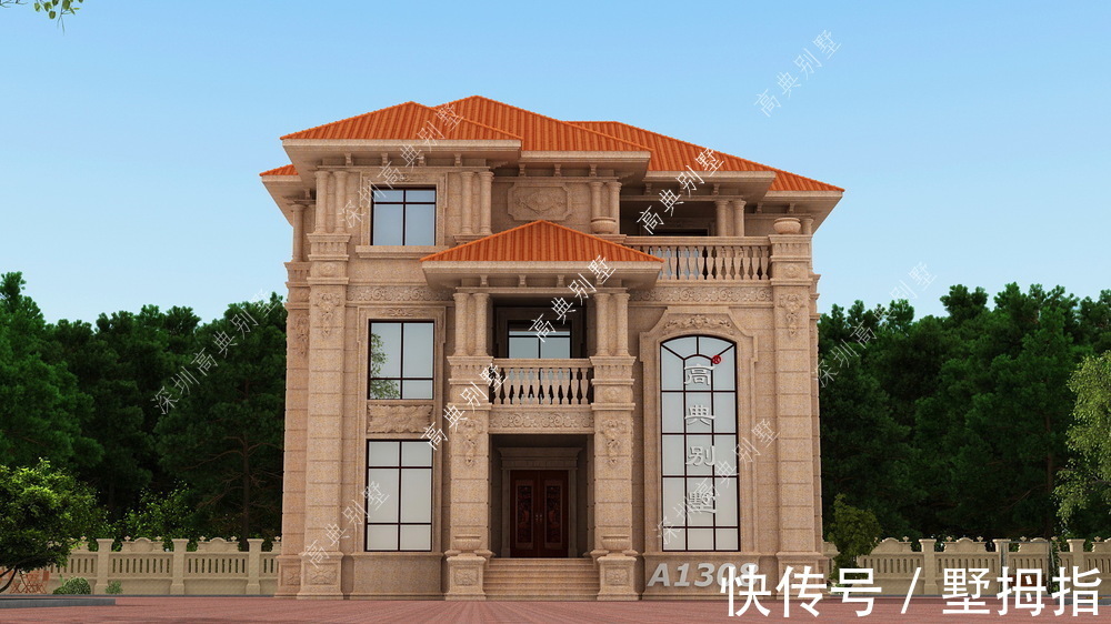 衣帽间|别再花冤枉钱，回老家自建房，选这款三层欧式别墅