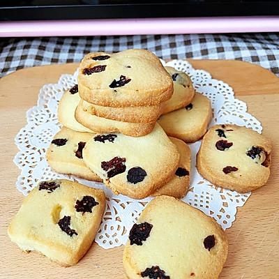 大人小孩都爱吃的??无需打发的蔓越莓饼干,学起来