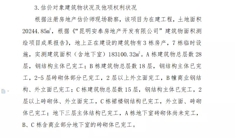 齐泰城|停工多年,昆明一烂尾楼7.58亿元起拍!