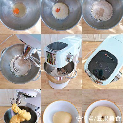 面包小白第一次做面包，果不其然翻车了