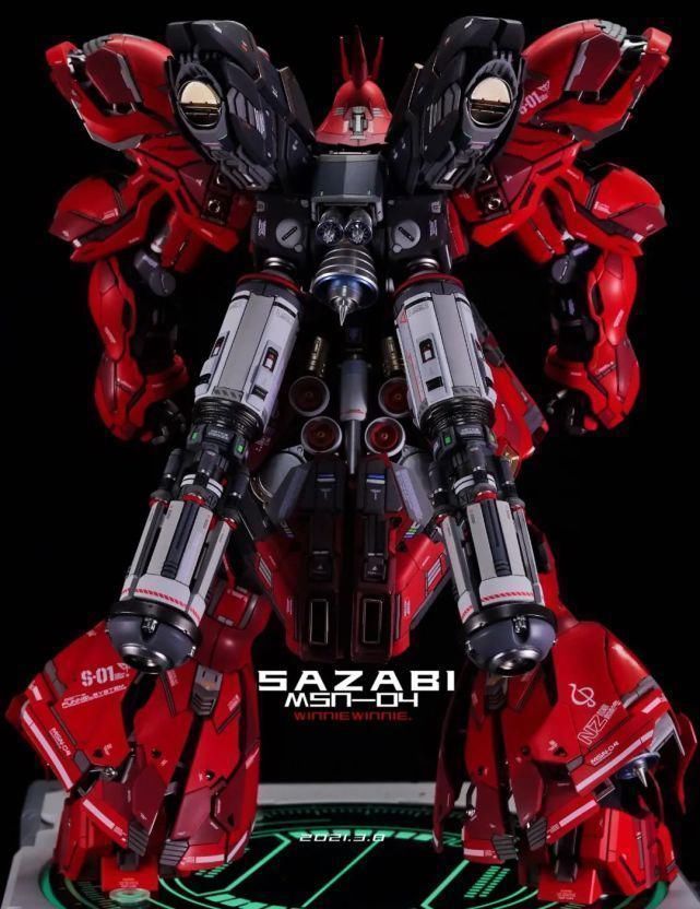 涂装|红如烈焰才是沙扎比真本色,姚沙GK1.0涂装制作