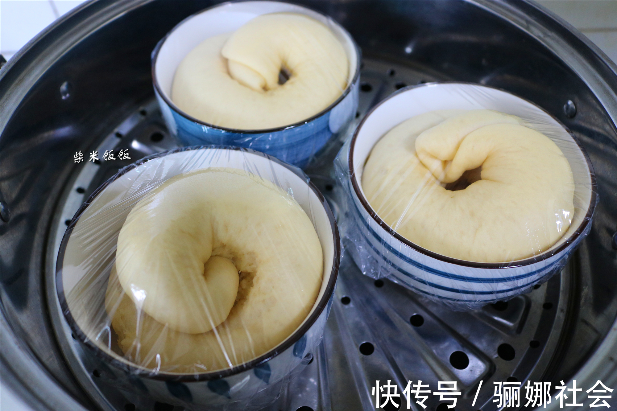 筋道|这个面包不用烤,蒸一蒸就可以,香软又筋道,夏天吃特别好