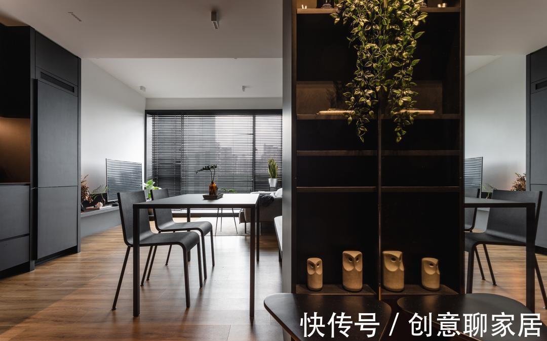 时尚|要是你也一人独居,就装经典黑白灰风,59㎡很时尚一人一屋很潇洒
