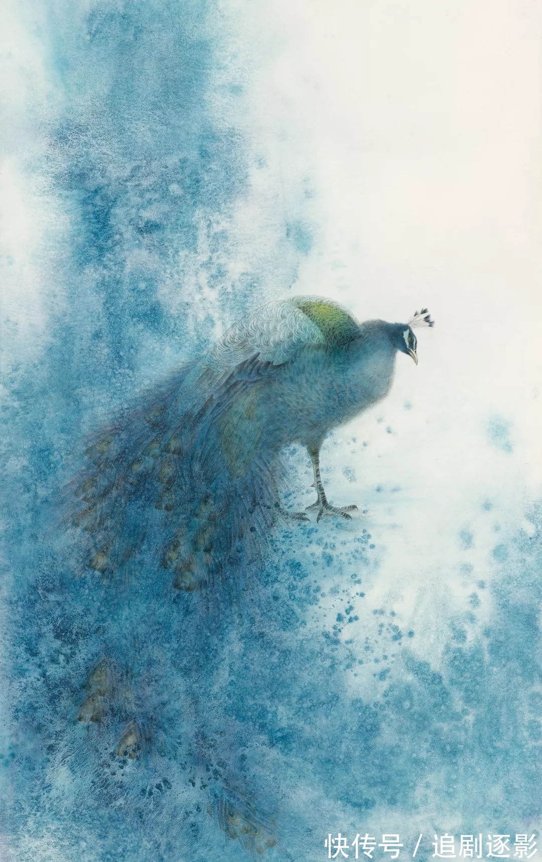 万利民@花鸟画|万利民,一个画孔雀的丹青妙手