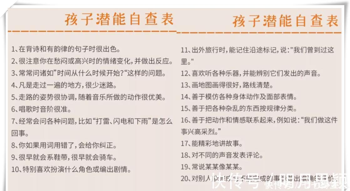 宝宝|孩子曾表现出的“天赋”,家长往往忽略了,快来对照你家娃是哪种