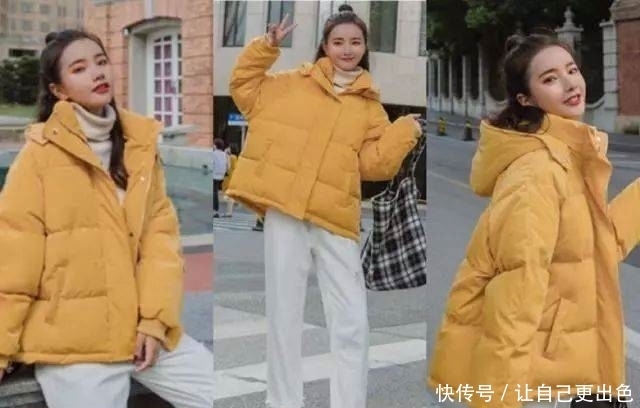 小个子想要超高回头率!羽绒服+烟管裤气场堪比1米8,美得任性!