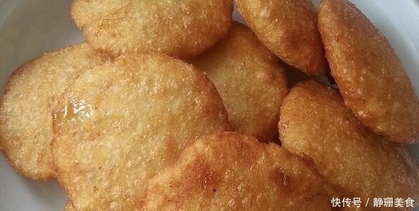 称赞|不用面粉,不放水,做外脆里软的炸糕,软糯香甜,大厨吃过都称赞