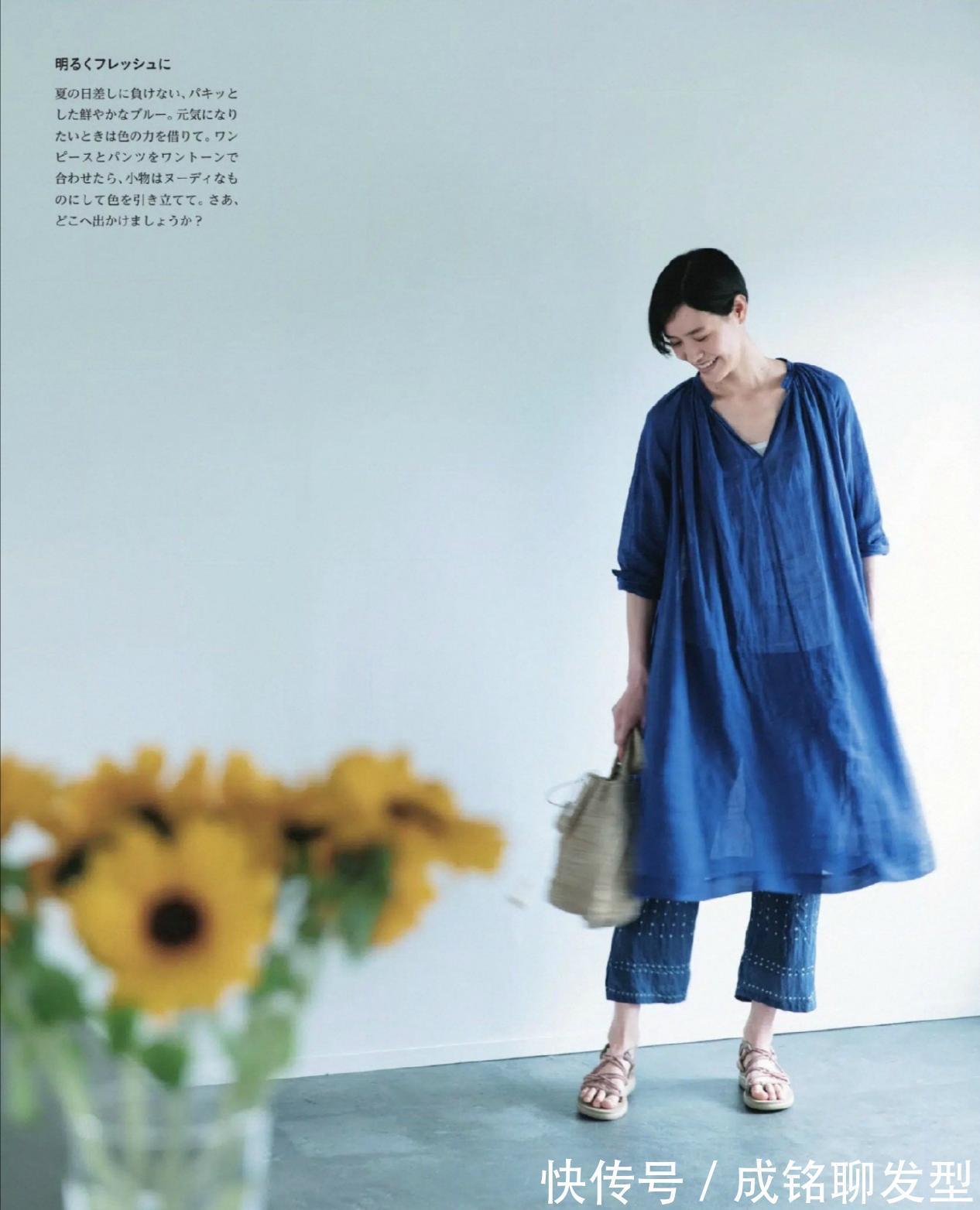 连衣裙|五十岁颜值普通的女性,学会这几种简单的打扮,有气质又显高级感