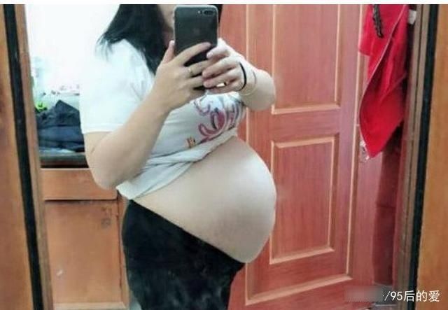 怀孕38周顺产个7斤小胖子，小家伙很是健康，孕妈分享怀孕症状