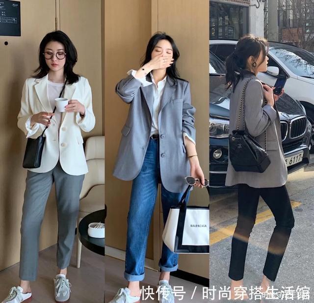 场合|西装下面不一定配西装裤,学这位博主的“高级”穿法,时髦又显瘦