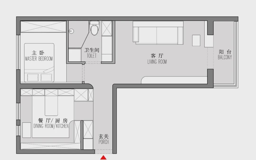 收纳|45m2老破小变身高颜值MUJI风小家,功能齐全、收纳翻倍,超好住!