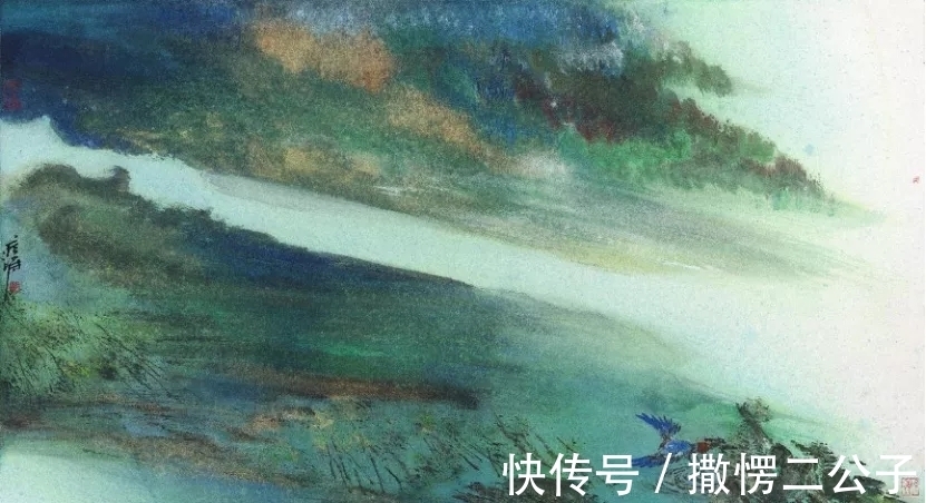 山水画@幽深凝重｜孙宏涛彩墨山水画