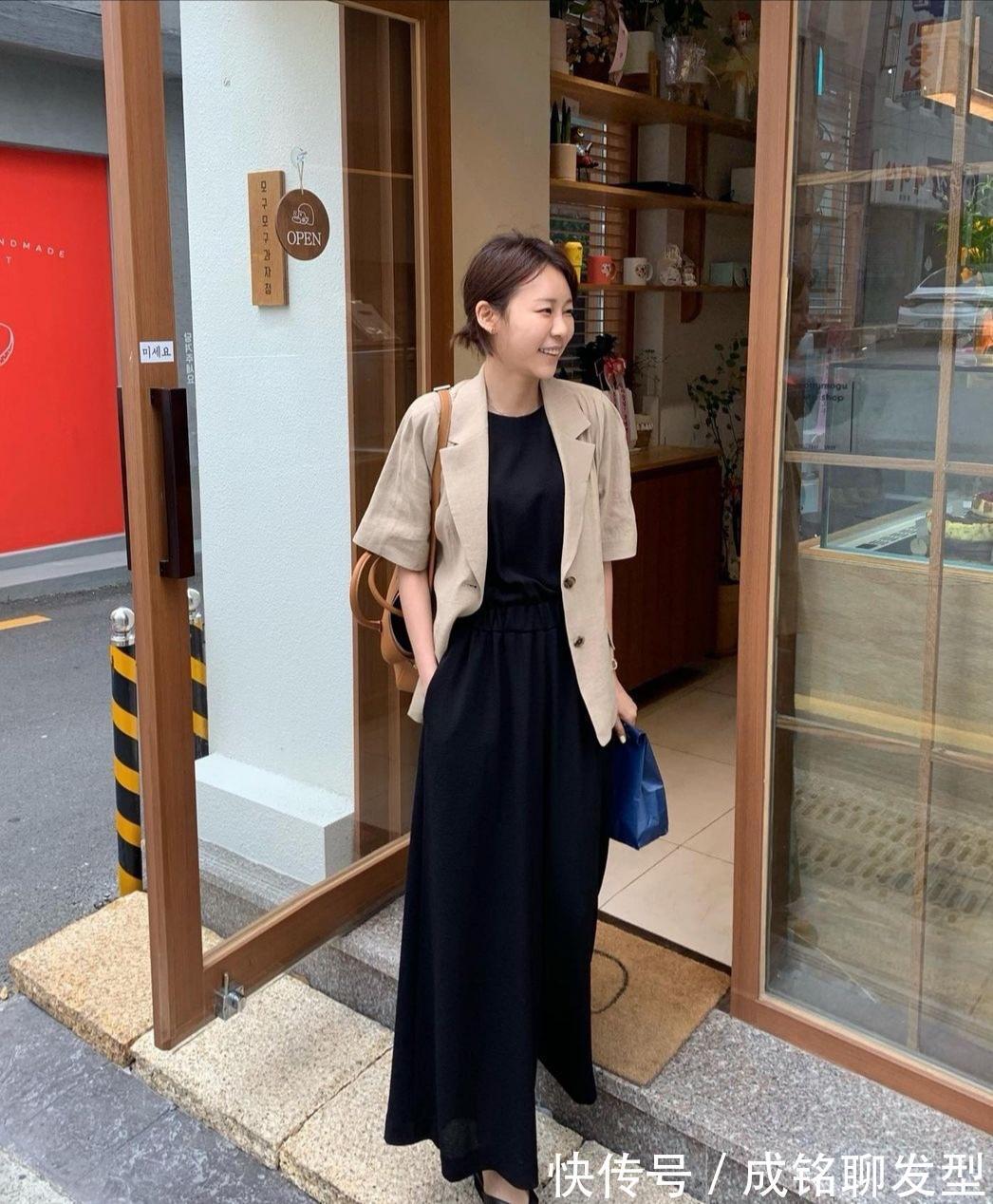 构造|精致优雅的韩系穿搭,简单搭配不失时尚,看着随意却透着高级感