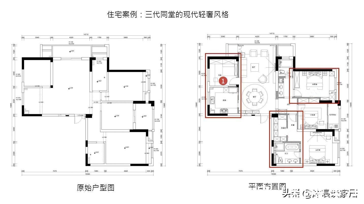 厨房|三代同堂的现代轻奢风新家，室内简洁精致，真的是理想中家的样子