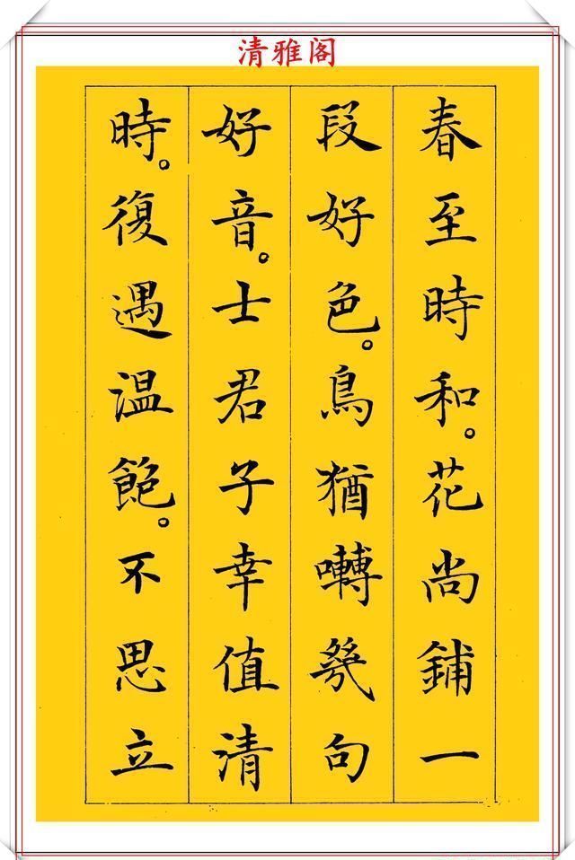 清雅阁|书坛新星于志强十年磨一剑，只写一个字；楷书《菜根谭》欣赏