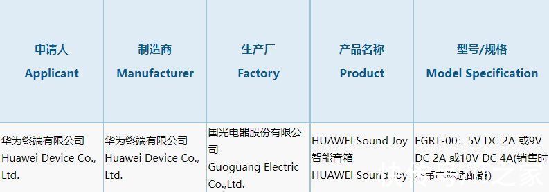 扬声器|华为 Sound Joy 筒状便携式音箱通过 3C 认证，准备国内发布