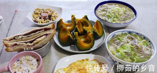 八宝菜|晒晒我家一周早餐,换着花样搭配,好吃家人喜欢,网友羡慕!