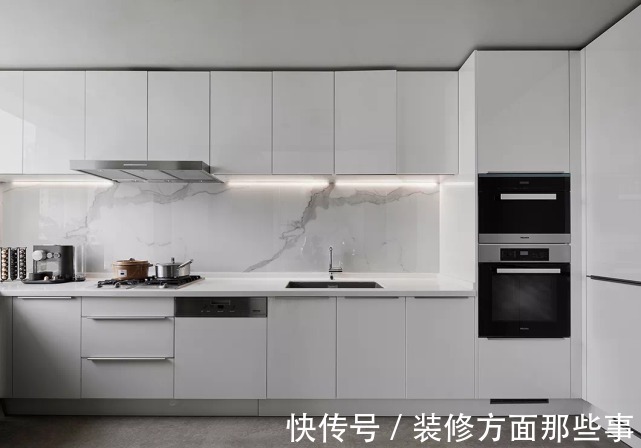 大理石|200平現代六居室結構性強，空間質感不言而喻