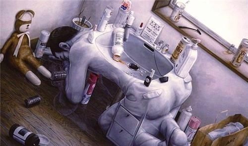 石田彻#日本知名画家,活了31岁,他的画不敢看第二遍,网友:越看越可怕