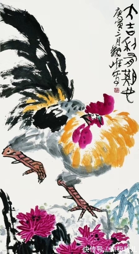 笔墨|著名大写意画家魏峰,笔墨酣畅淋漓,尽显大家风范