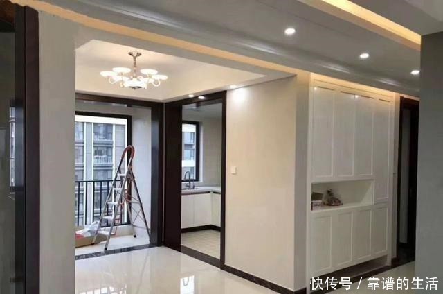 电视墙|新房硬装刚完活，全屋只刷乳胶漆，8万的效果看上去花18万！