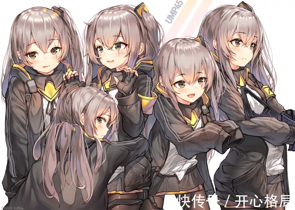 同人图|少女前线UMP45同人图(好多图被吞了…)