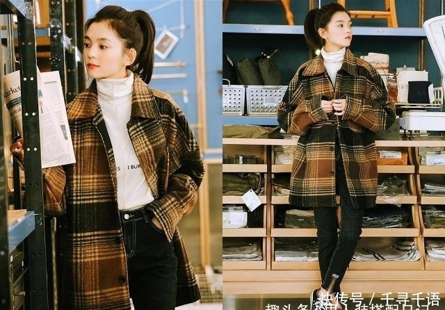 高领|大衣搭配高领衫,注定会给你温暖般的冬天,穿上还好时髦!