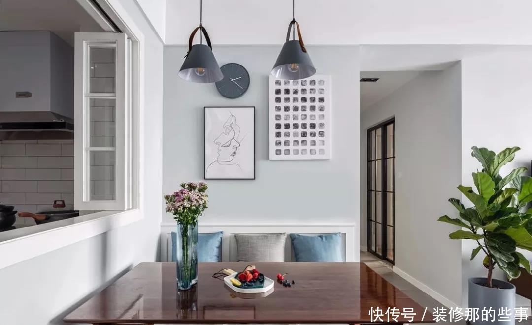 防腐木|86㎡北欧风，复古家具+绿植简直绝配，浪漫的家居氛围