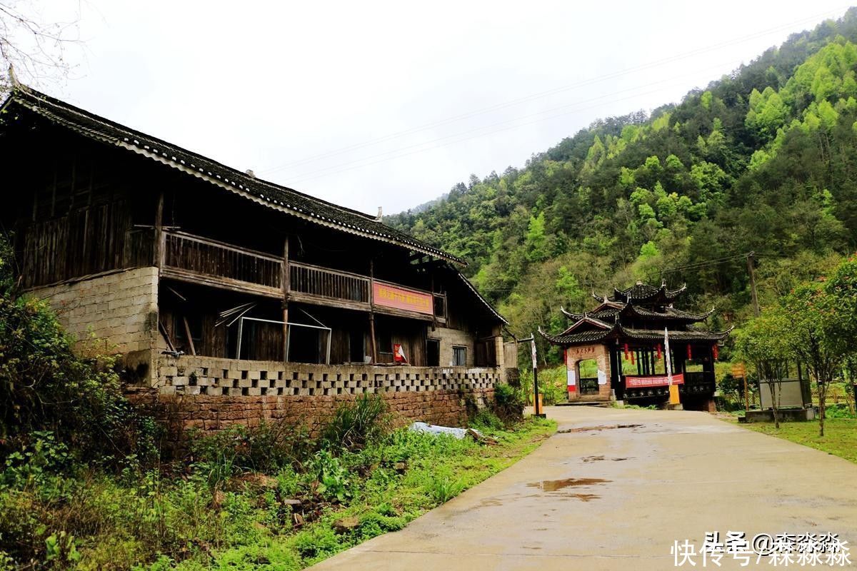 胡家溪土家族古村落，一脚踏五县，距今已千年