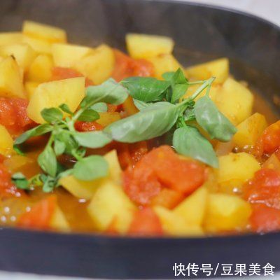 韩式|超简单10分钟下饭菜！韩式土豆烧番茄便当